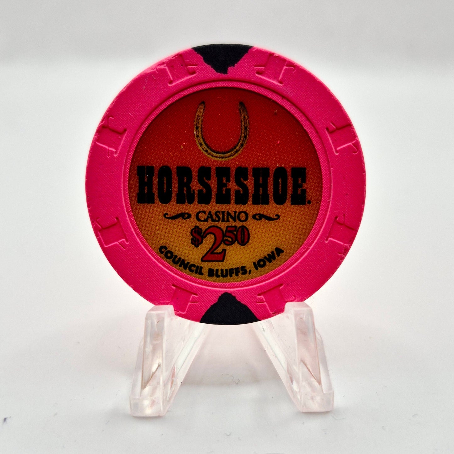 Horseshoe Casino Council Bluffs Iowa $2.50 Casino Chip. *Circulated