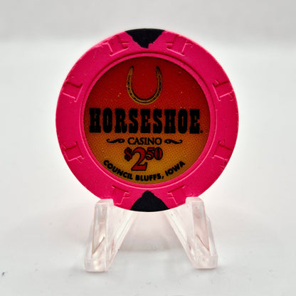 Horseshoe Casino Council Bluffs Iowa $2.50 Casino Chip. *Circulated