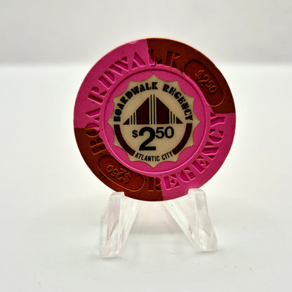 Boardwalk Regency (Caesars) Hotel Casino Atlantic City New Jersey $2.50 Casino Chip CG043794