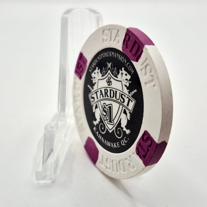 Stardust Poker Mansion Kanhawake Quebec Canada 2012 $1 Casino Chip