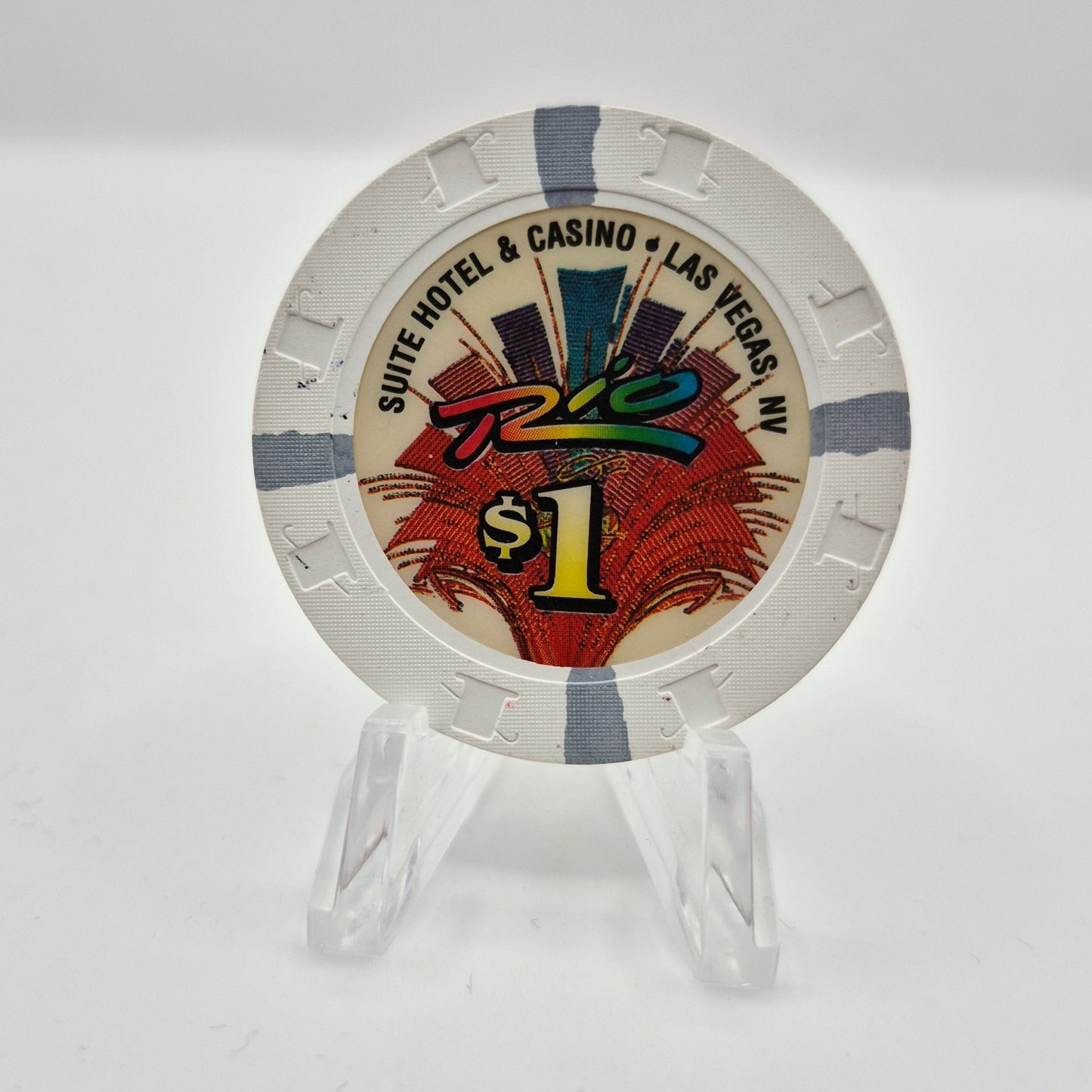 Rio Hotel Casino Las Vegas Nevada 1997 $1 Casino Chip N9009