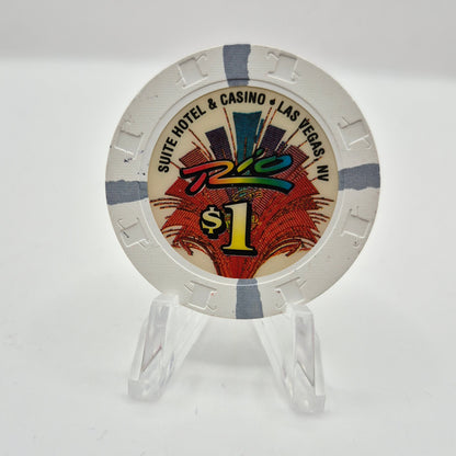 Rio Hotel Casino Las Vegas Nevada 1997 $1 Casino Chip N9009
