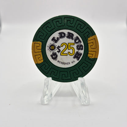 Goldrush Casino Wendover Nevada 1981 $25 Casino Chip V6418