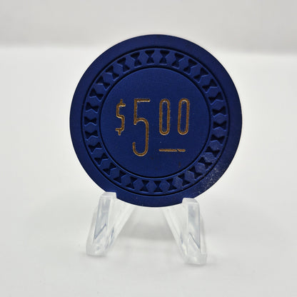 Saratoga Club Newport Kentucky $5 Casino Chip CG178081
