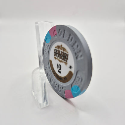 Golden Nugget Hotel Casino Las Vegas Nevada 2020 $2 Casino Chip D2948