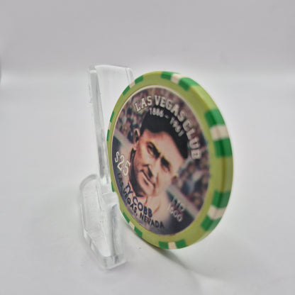 Las Vegas Club Las Vegas Nevada 1996 "Ty Cobb" $25 Casino Chip N8682 LMT 1500