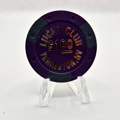 Dini's Lucky Club Yerington Nevada 2009 $1 Casino Chip E9147