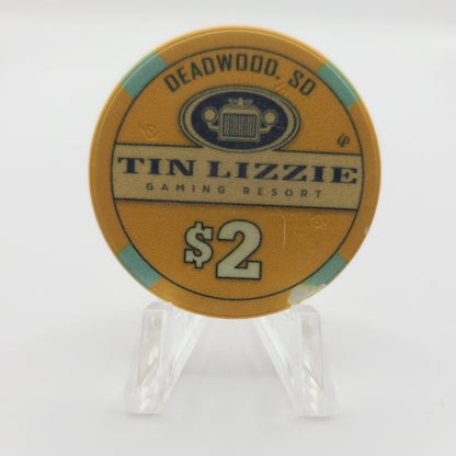 Tin Lizzie Casino Deadwood South Dakota $2 Casino Chip