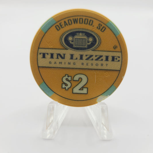 Tin Lizzie Casino Deadwood South Dakota $2 Casino Chip