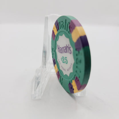 Harrah's Hotel Casino Las Vegas Nevada 1992 $25 Casino Chip N4452