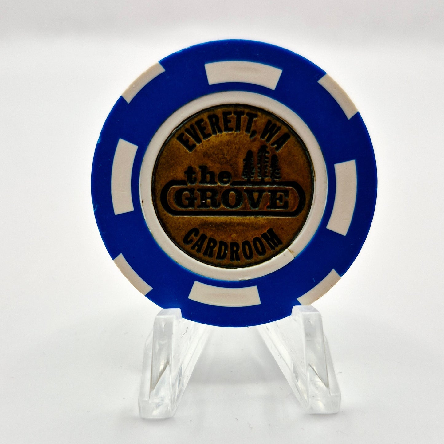 The Grove "Card Room" Everett Washington $1 Chip