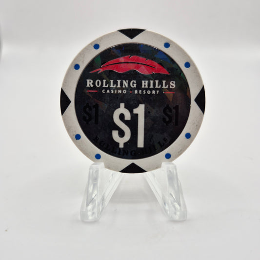 Rolling Hills Casino Corning California $1 Chip