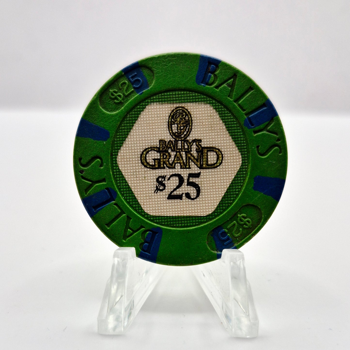 Bally's Grand Hotel Casino Atlantic City New Jersey $25 Casino Chip CG043787