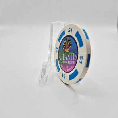 Atlantis Casino Resort Reno Nevada 1999 $1 Casino Chip N9278.1