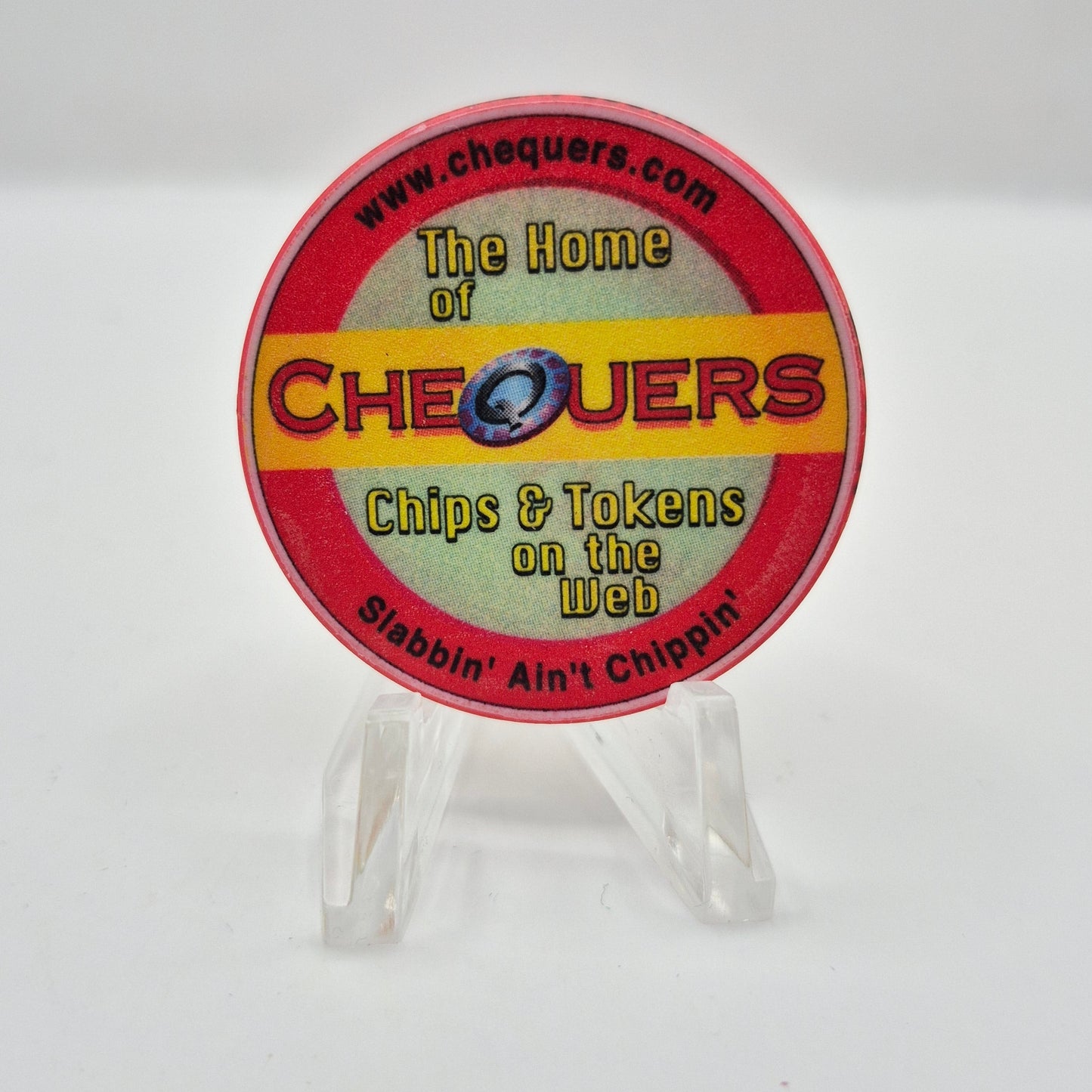 Chequers Advertising 'STABBIN' AIN'T CHIPPIN' Chip CG010624