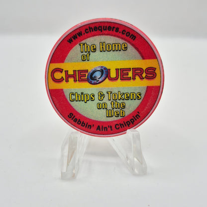 Chequers Advertising 'STABBIN' AIN'T CHIPPIN' Chip CG010624