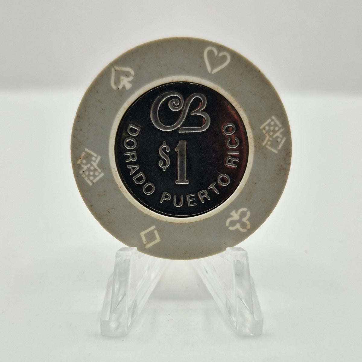 Cerromar Beach CB Hyatt Regency Resort Casino Dorado Puerto Rico $1 Casino Chip CG083373