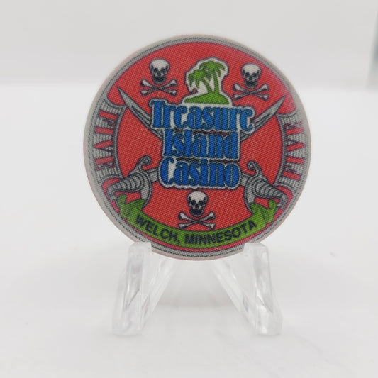 Treasure Island Resort Casino Red Wing Minnesota $5 Casino Chip