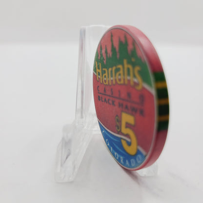 Harrah's Casino Black Hawk Colorado $5 Casino Chip