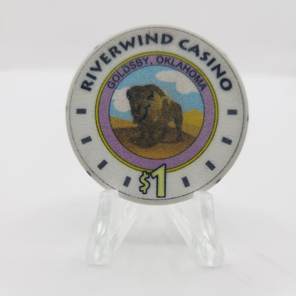 Riverwind Hotel Casino Norman Oklahoma $1 Casino Chip