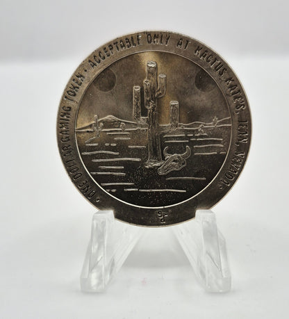 Kactus Kates Casino Clark County Nevada 1984 $1 Slot  Token