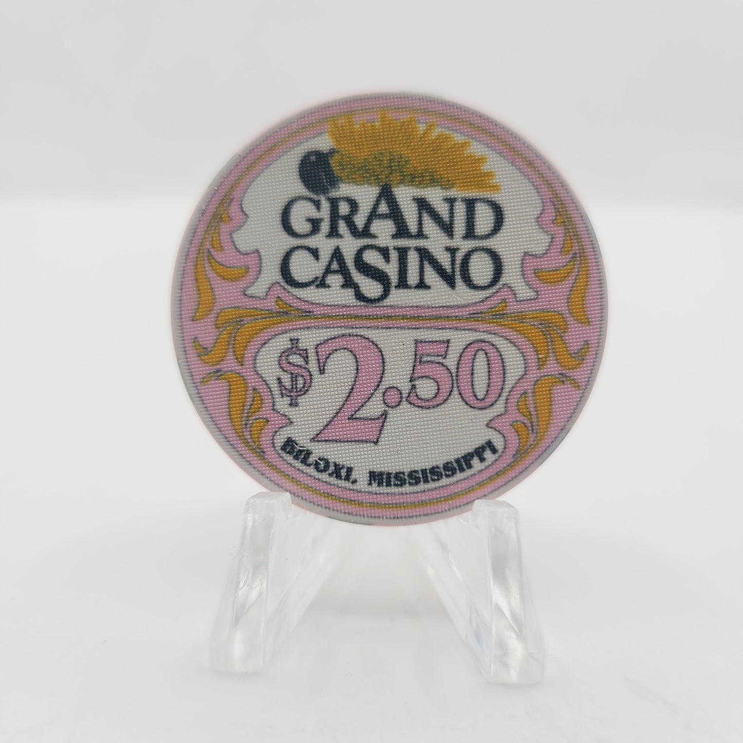 Grand Riverboat Casino Biloxi Mississippi $2.50 Casino Chip