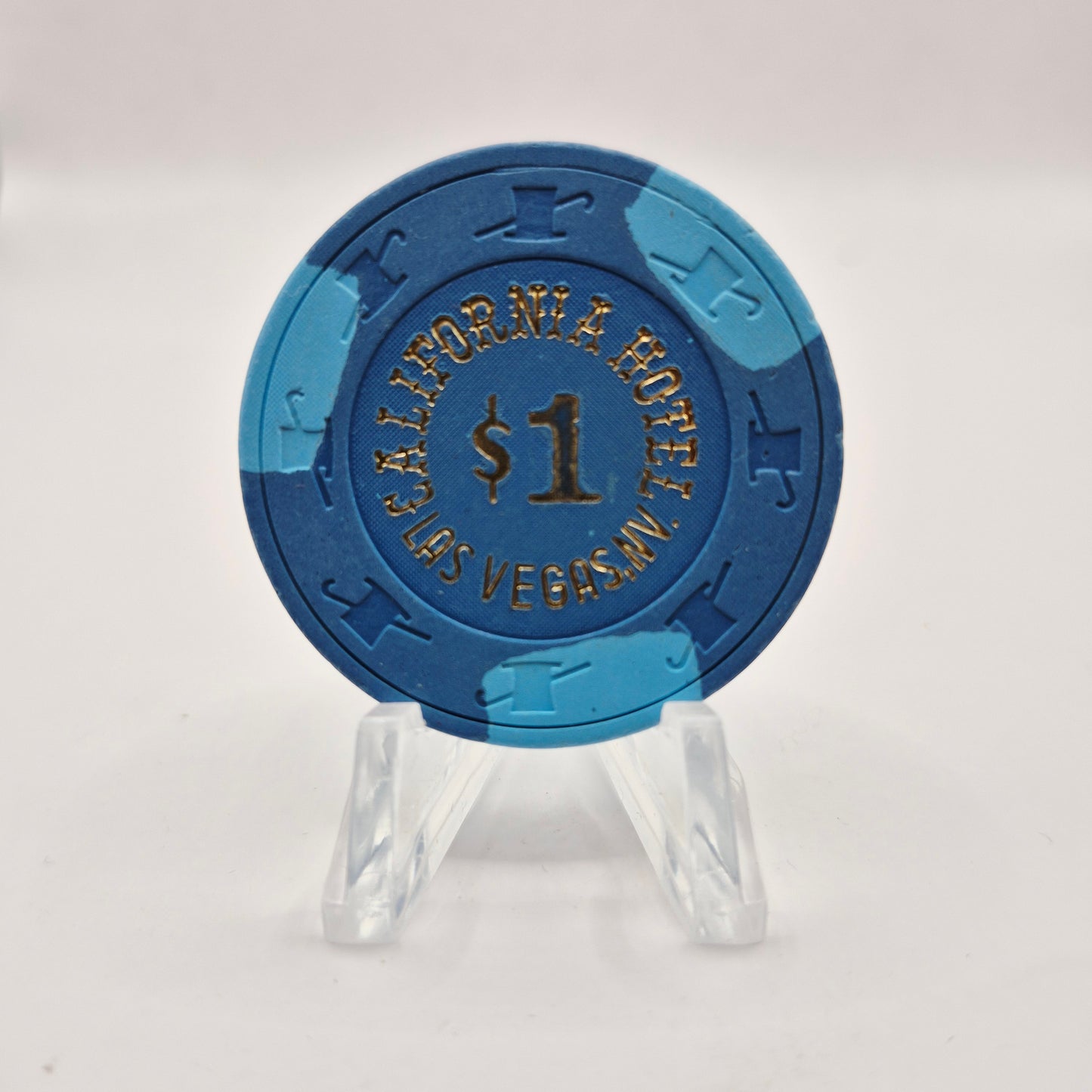California Hotel Casino Las Vegas Nevada 1989 $1 Casino Chip N1413
