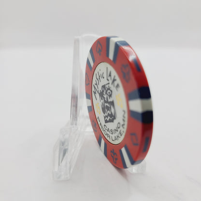 Mystic Lake Hotel Casino Prior Lake Minnesota $5 Casino Chip