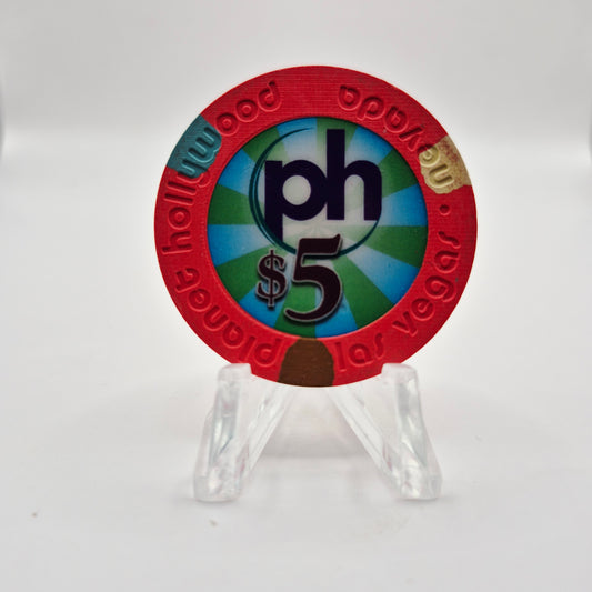 Planet Hollywood Hotel Casino Las Vegas Nevada 2007 $5 Casino Chip E6149