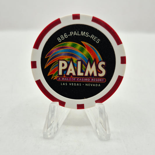 Palms Hotel Casino Las Vegas Nevada 2005 Gift Shop Chip E7534 *Red