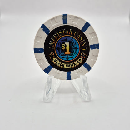 Ameristar Casino Black Hawk Colorado $1 Casino Chip