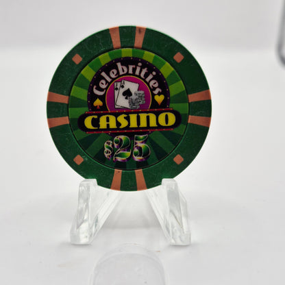 Celebrities Casino Kennewick Washington $25 Casino Chip