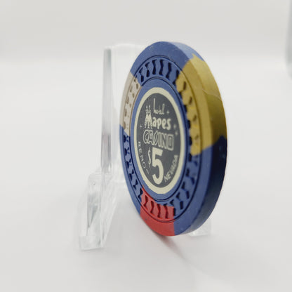 Mapes Hotel Casino Reno Nevada 1957 $5 Casino Chip N5220