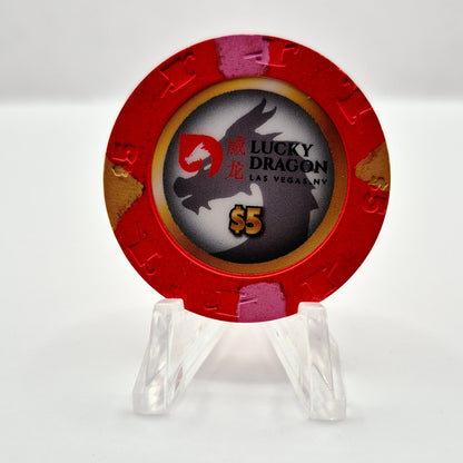 Lucky Dragon Casino Las Vegas Nevada 2016  $5 Casino Chip D2458