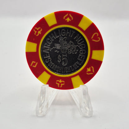 Searchlight Nugget Casino Searchlight Nevada 1998 $5 Casino Chip V1226