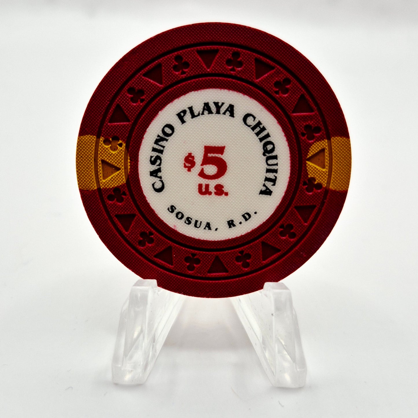 Casino Playa Chiquita Casino Sosua Dominican Republica $5 Casino Chip CG080180