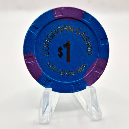 Longhorn Casino Las Vegas Nevada 2015 $1 Chip D2091