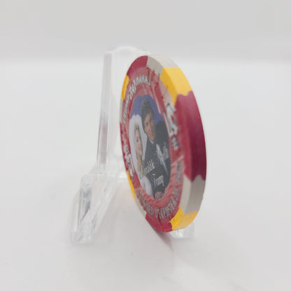 Trump Taj Mahal Hotel Casino Las Vegas Nevada 1993 "Donald & Marla Trump" $5 Casino Chip