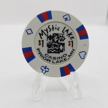 Mystic Lake Hotel Casino Prior Lake Minnesota $1 Casino Chip