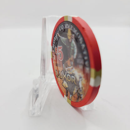 Luxor Hotel Casino Las Vegas Nevada 1994 Rodeo $5 Casino Chip N2653