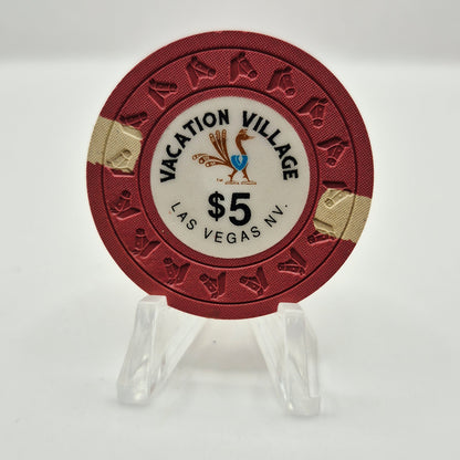 Vacation Village Las Vegas Nevada 1990 $5 Casino Chip N2288
