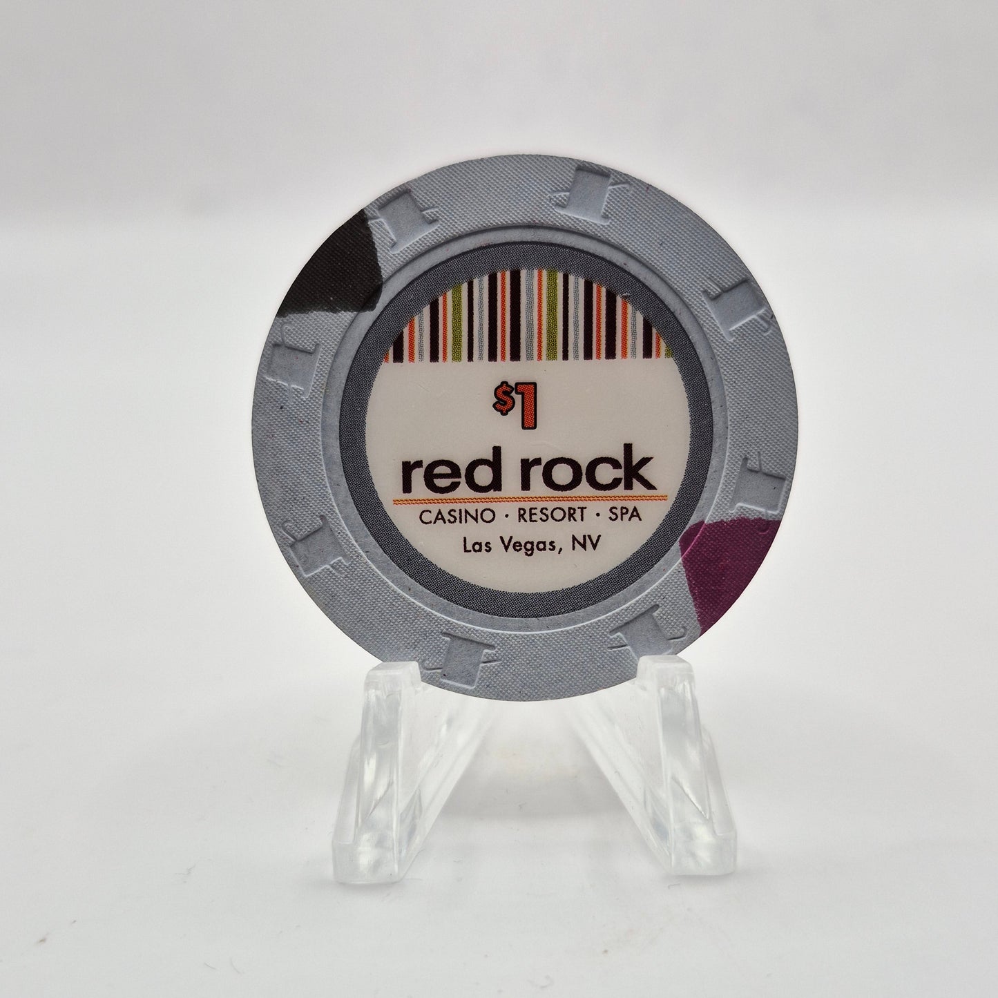 Red Rock Hotel Casino Las Vegas Nevada 2006 $1 Casino Chip E5343 *UNCIRCULATED