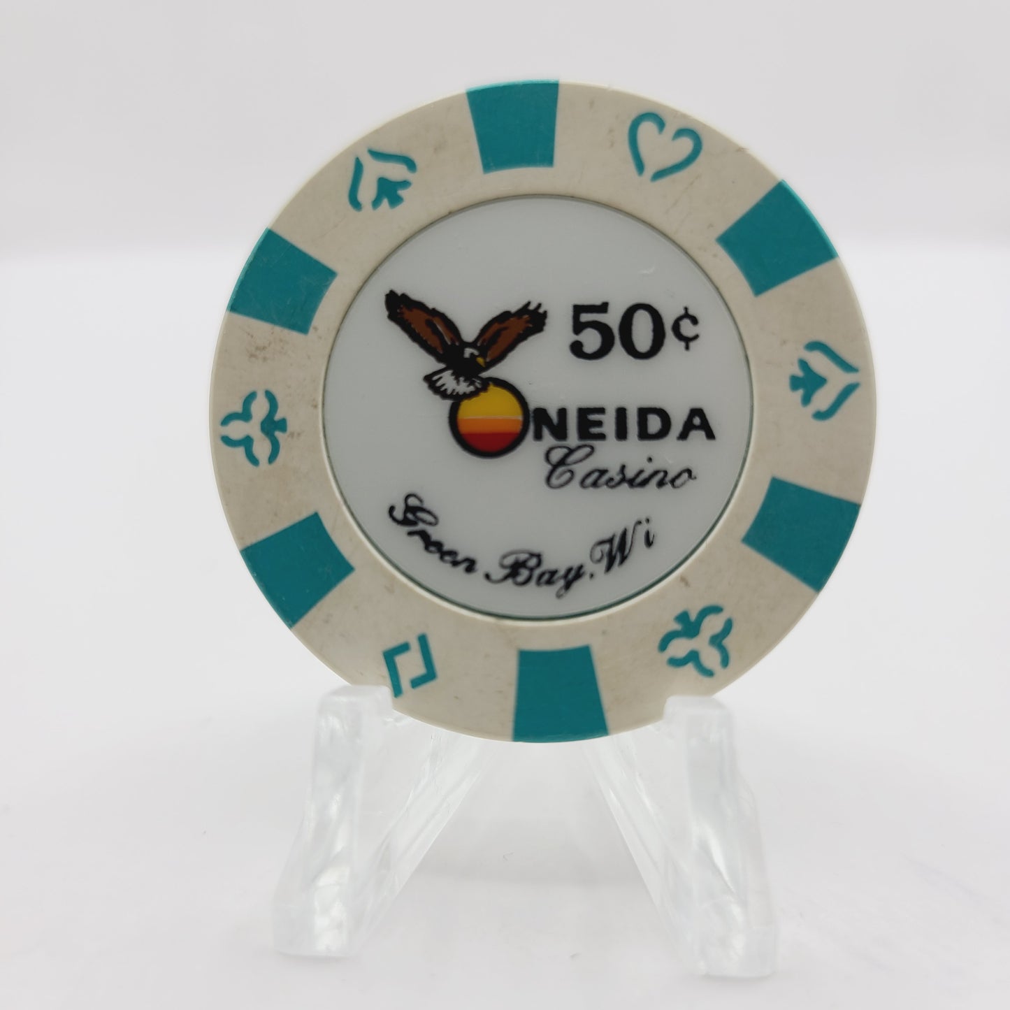 Oneida Casino & Hotel Green Bay Wisconsin $.50 Casino Chip