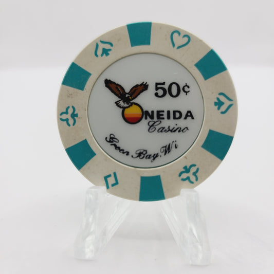 Oneida Casino & Hotel Green Bay Wisconsin $.50 Casino Chip