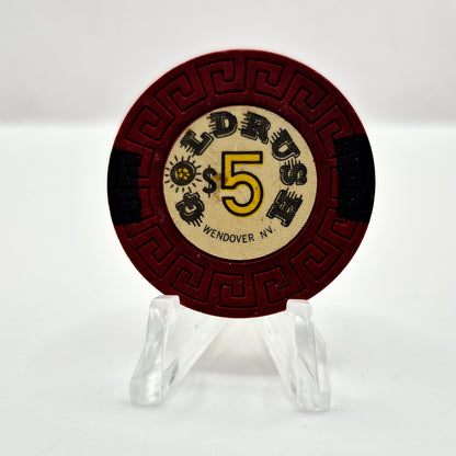 Goldrush Casino Wendover Nevada 1981 $5 Casino Chip V6417