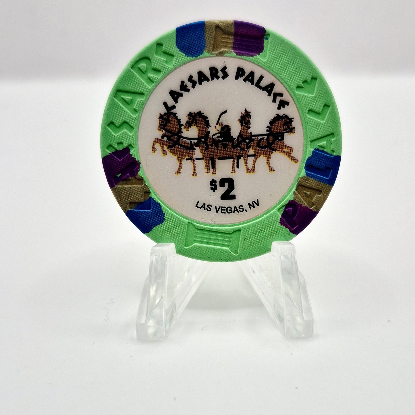 Caesars Palace Hotel Casino Las Vegas Nevada 2005 $2 Casino Chip E4959