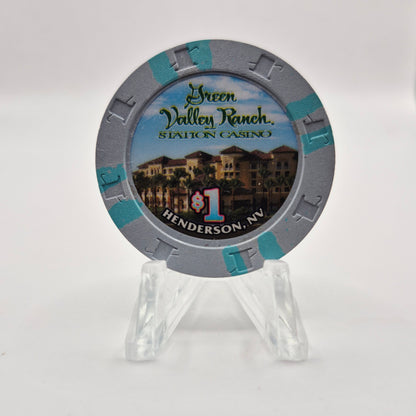 Green Valley Ranch Henderson Nevada 2001 $1 Casino Chip V8644