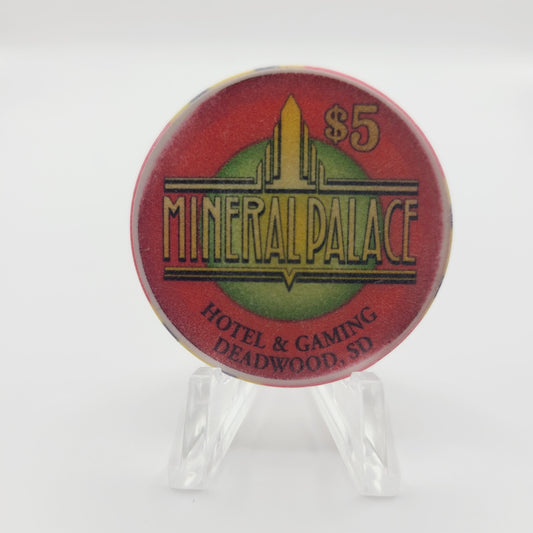 Mineral Palace Casino Deadwood South Dakota $5 Casino Chip