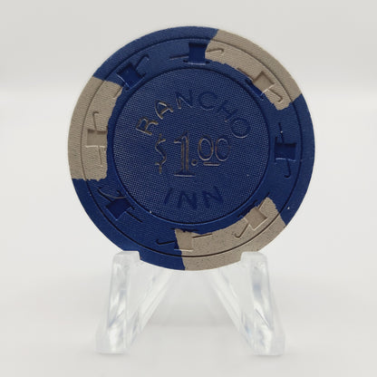 Rancho Inn Casino Las Vegas Nevada 1955 $1 Casino Chip N2040