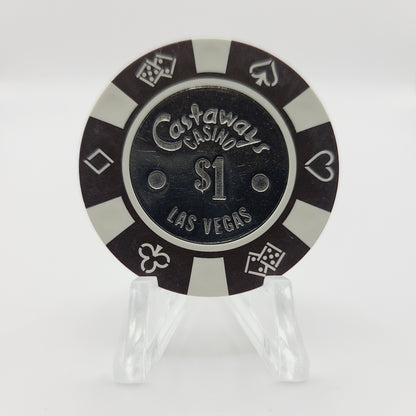Castaways Casino Las Vegas Nevada Coin Insert $1 Casino Chip N0892.S